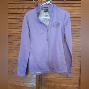 Harley-Davidson Fargo ND Purple Zip-Up Jacket Size Medium Ladies